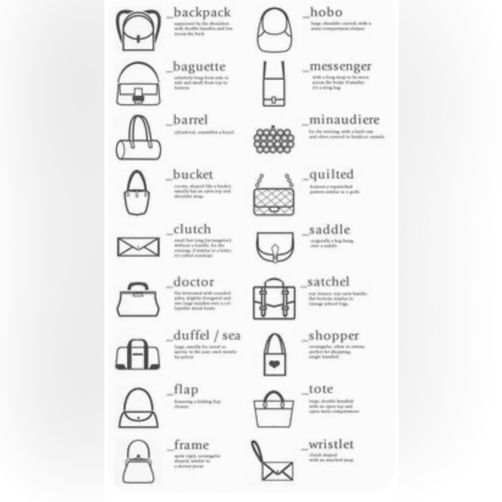 Different Style bags